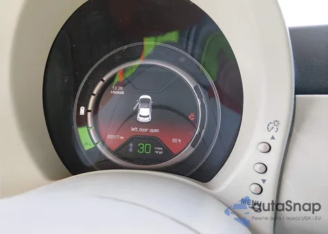 2016 Fiat 500E Battery Electric from USA, damaged, VIN 3C3CFFGE5GT118448